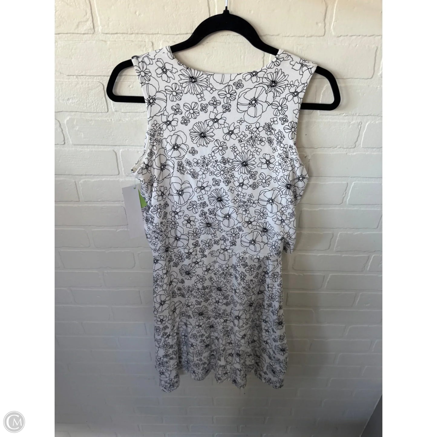 Dress Casual Midi By J. Jill In Black & White, Size: Xs