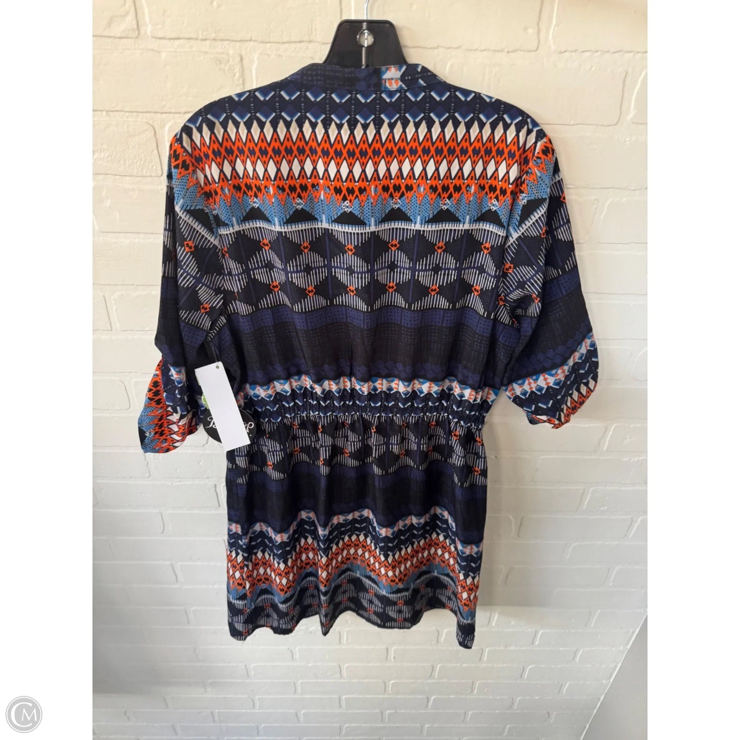 Dress Casual Short By Bebop In Blue & Orange, Size: Xl