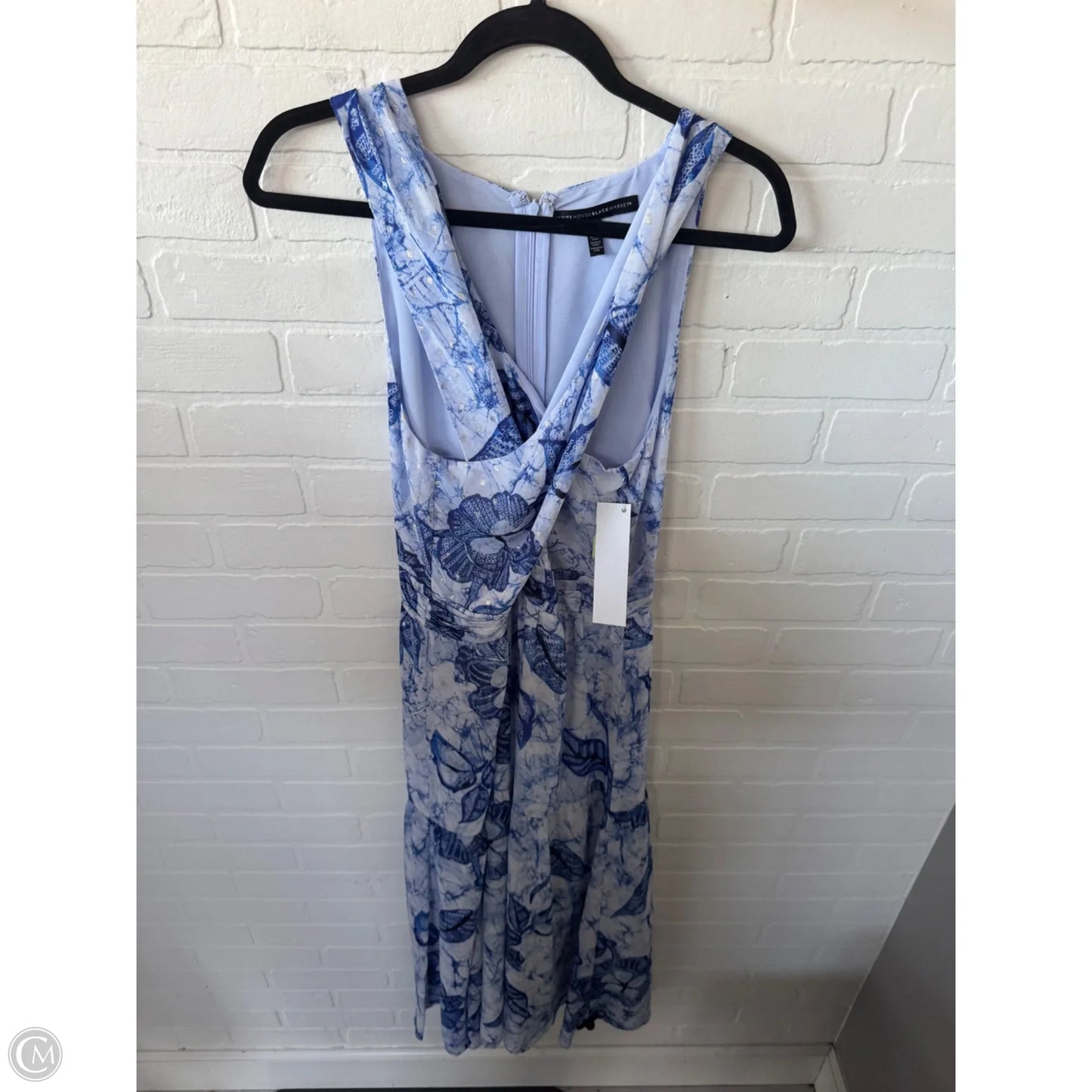 Dress Party Long By White House Black Market In Blue, Size: M