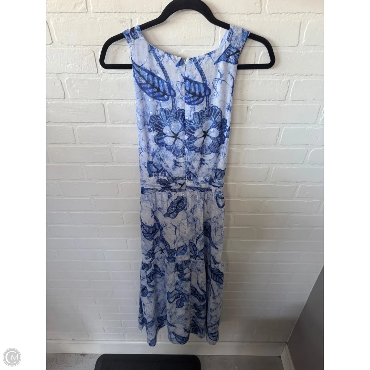 Dress Party Long By White House Black Market In Blue, Size: M