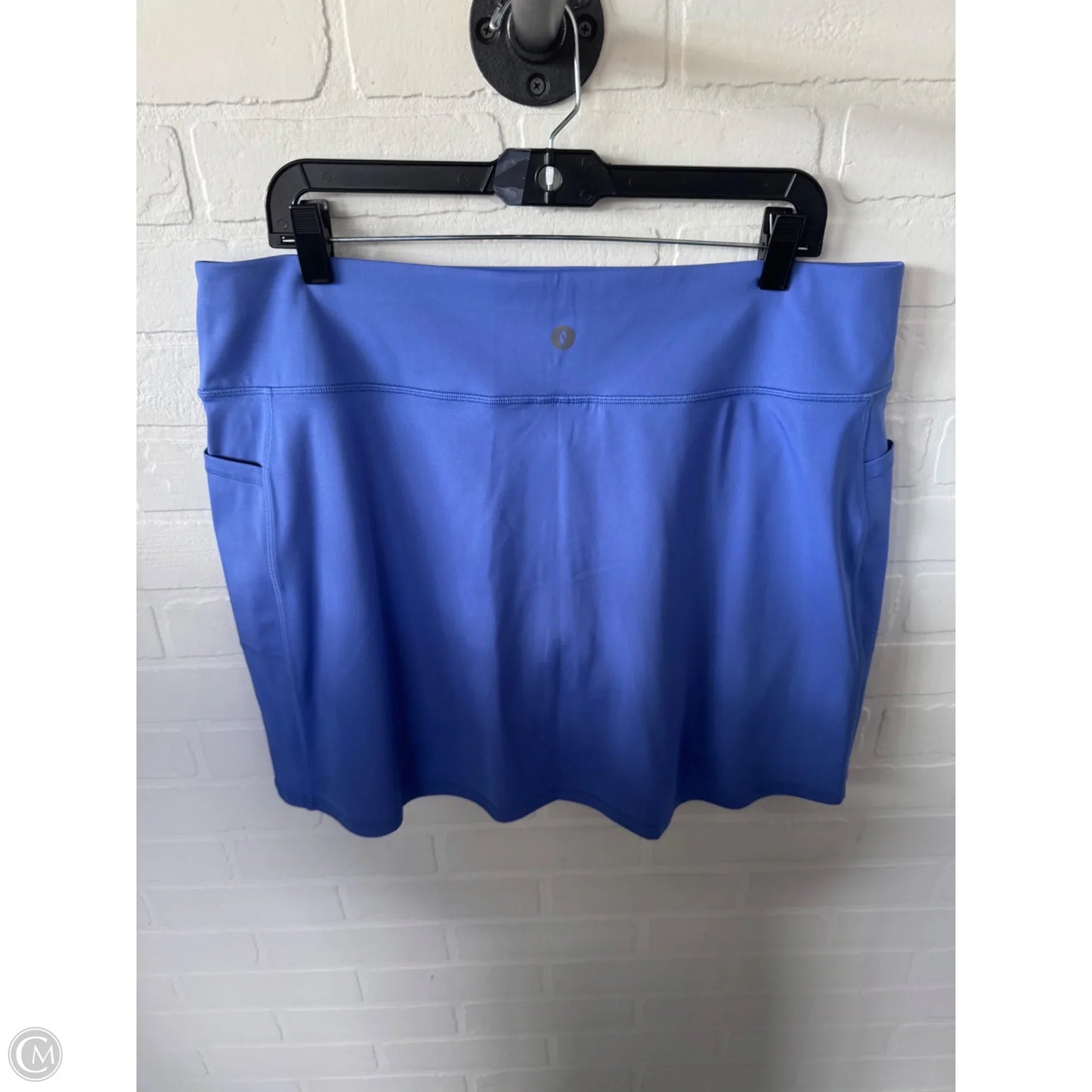 Athletic Skort By Skechers In Blue, Size: 16