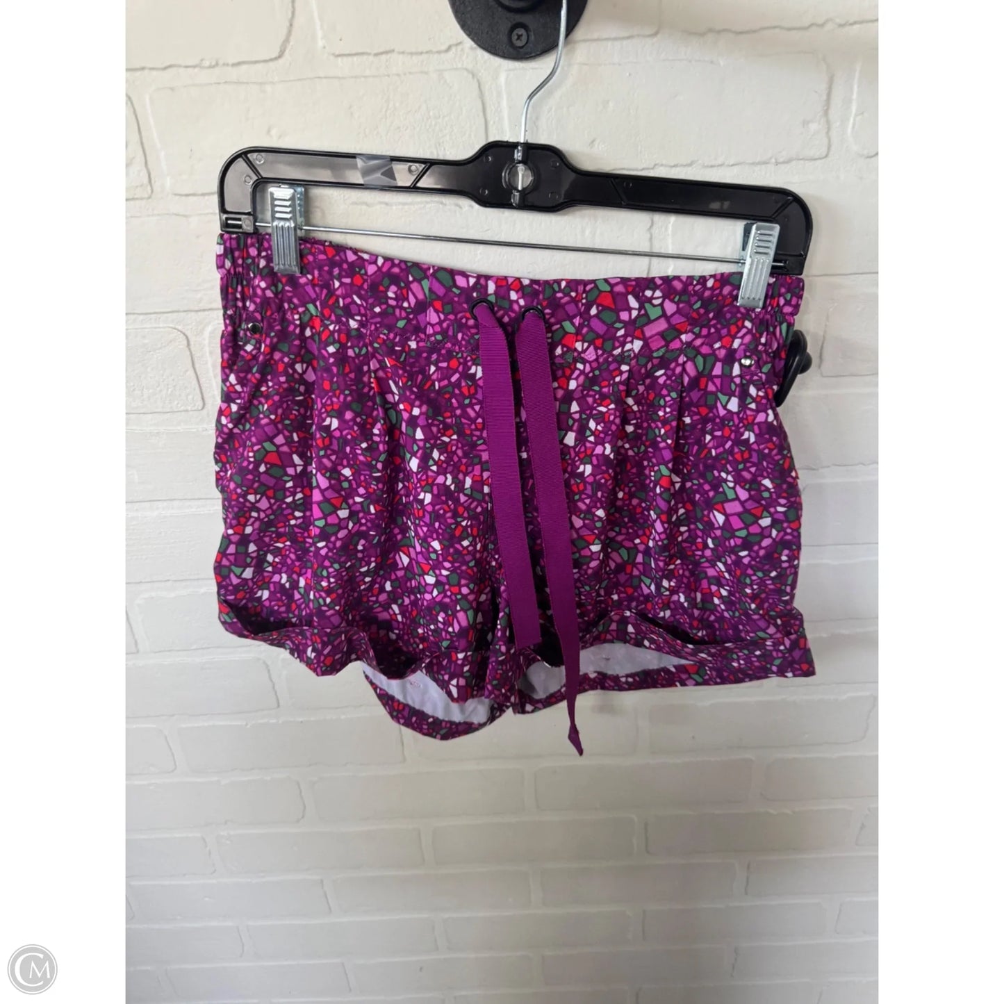Athletic Shorts By Lululemon In Purple, Size: 8