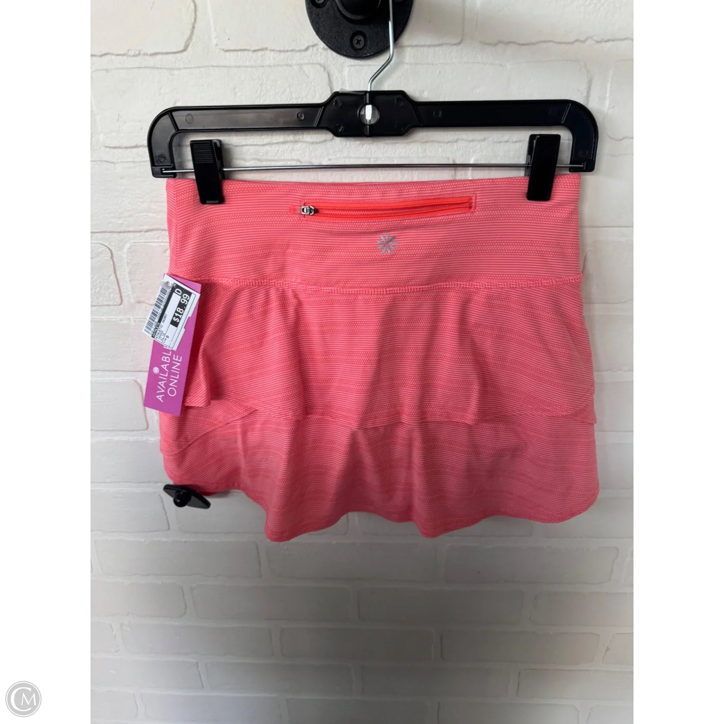 Athletic Skort By Athleta In Orange, Size: 0
