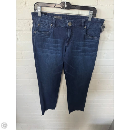 Jeans Straight By Kut In Blue Denim, Size: 10