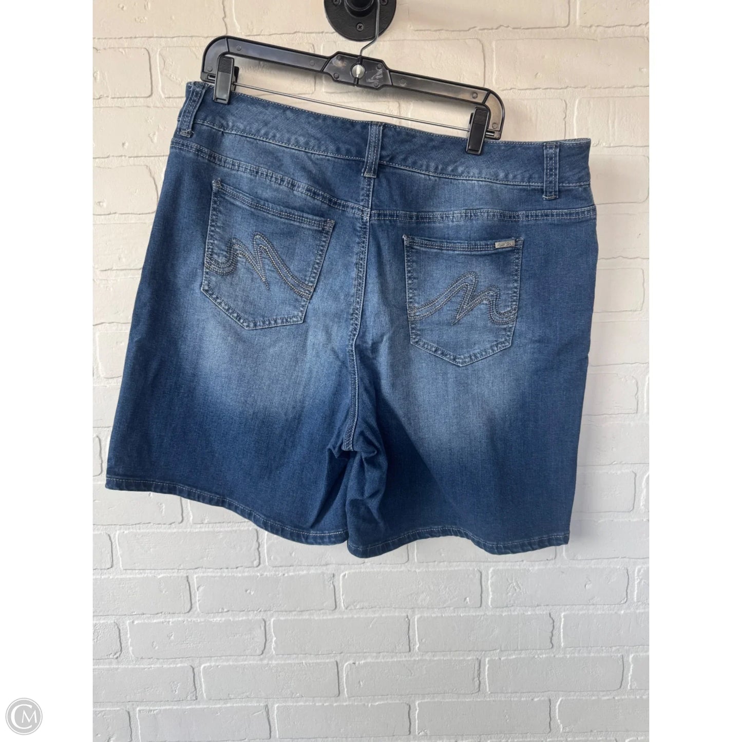 Shorts By Melissa Mccarthy In Blue Denim, Size: 16