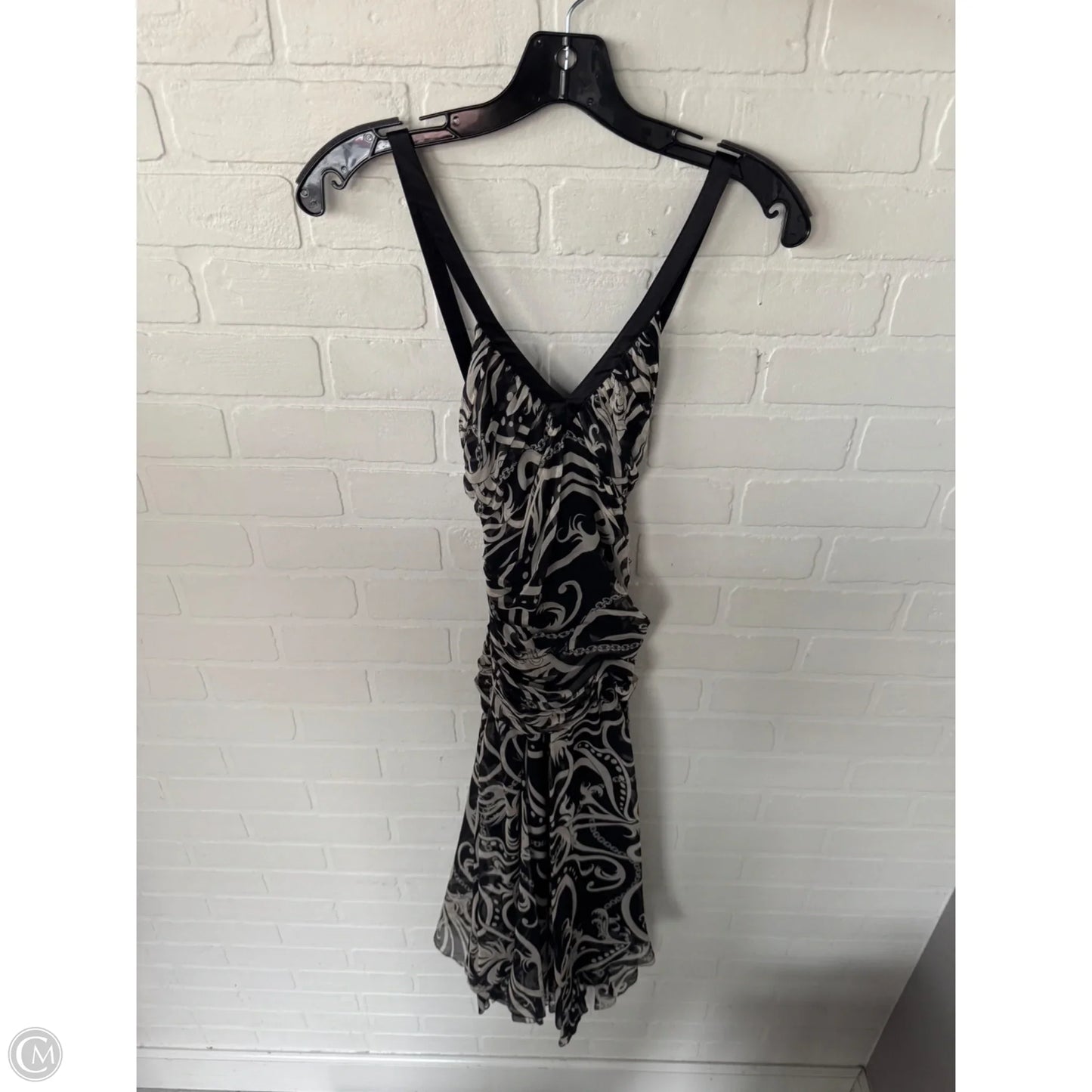 Dress Party Midi By Cmc In Black & Cream, Size: S