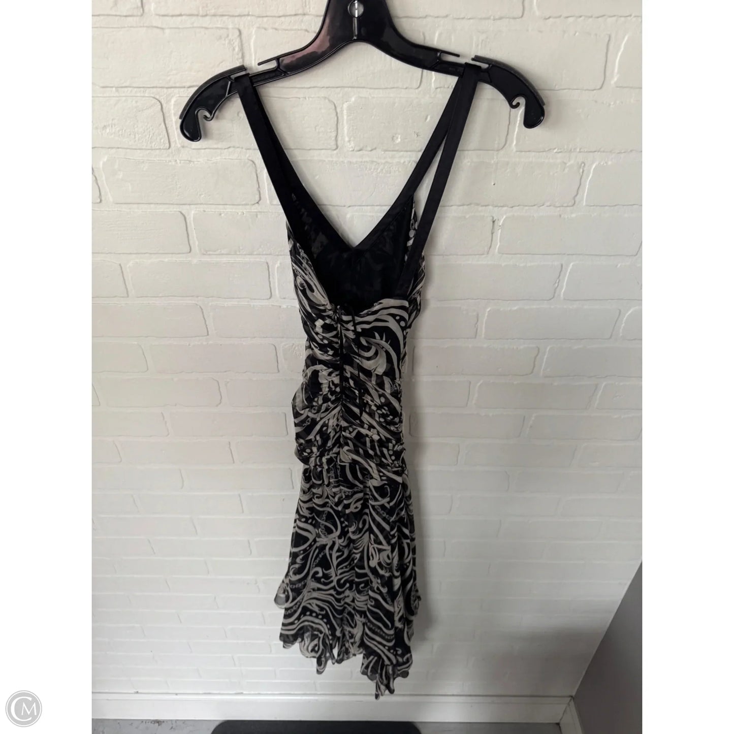 Dress Party Midi By Cmc In Black & Cream, Size: S