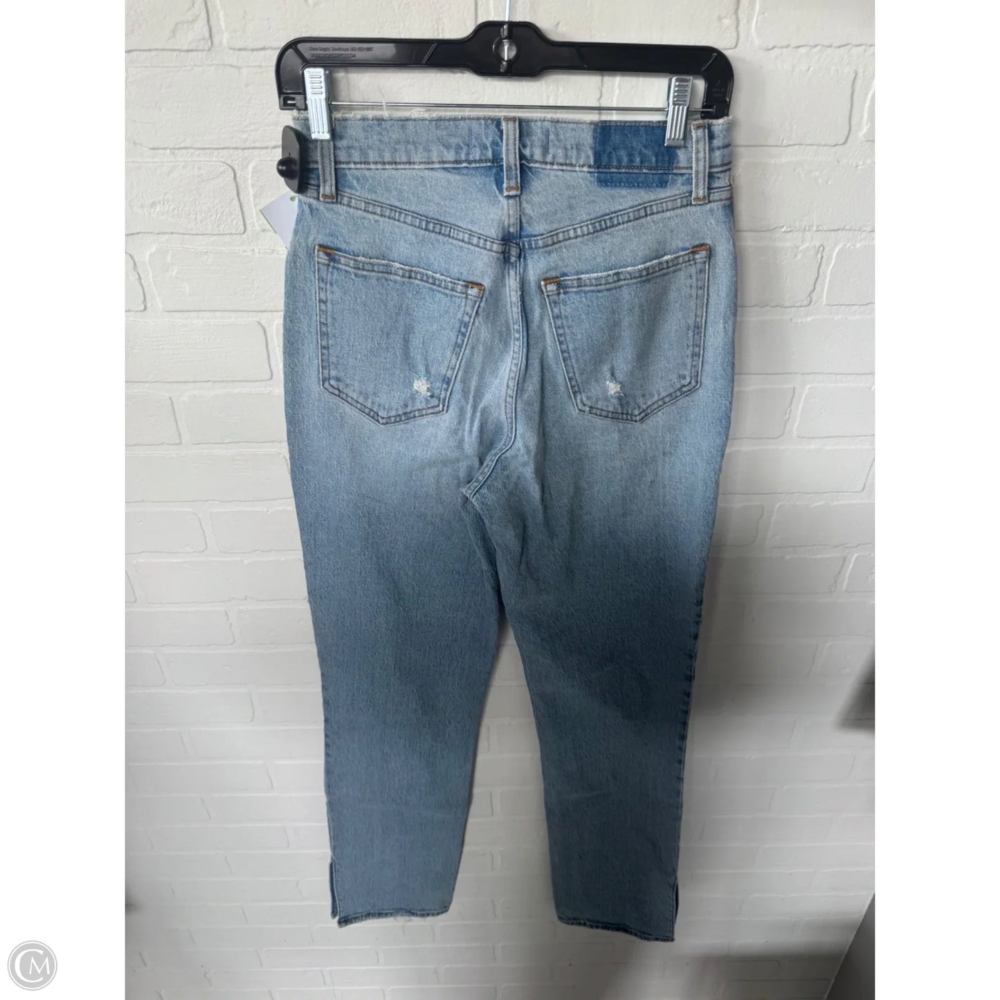 Jeans Straight By Abercrombie And Fitch In Blue Denim, Size: 4