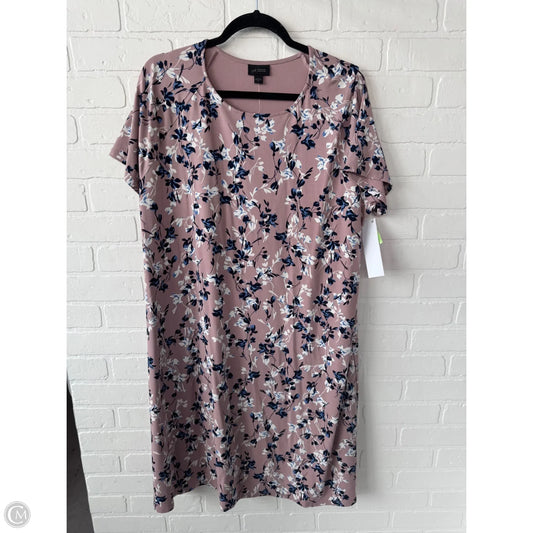 Dress Casual Midi By J. Jill In Pink, Size: Xl