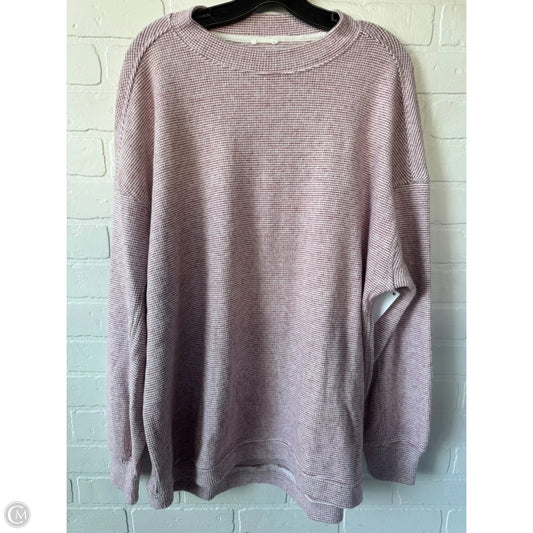 Sweatshirt Crewneck By Aerie In Pink, Size: M