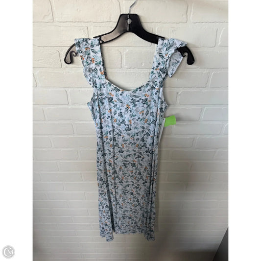 Dress Casual Midi By Loft In Blue, Size: Xsp