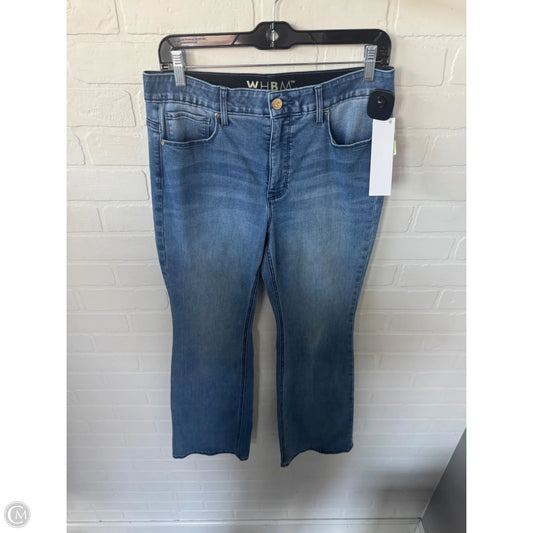 Jeans Boot Cut By White House Black Market In Blue Denim, Size: 8