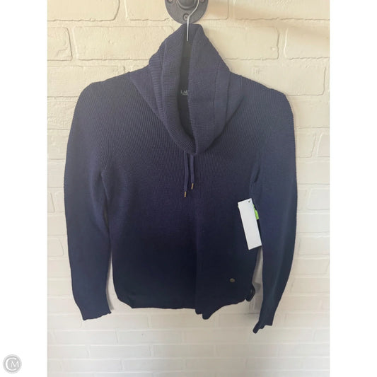 Sweater By Lauren By Ralph Lauren In Blue, Size: M