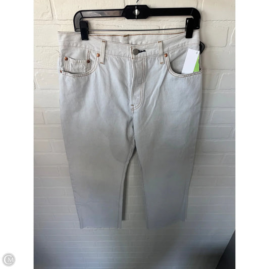 Jeans Straight By Levis In Blue Denim, Size: 8
