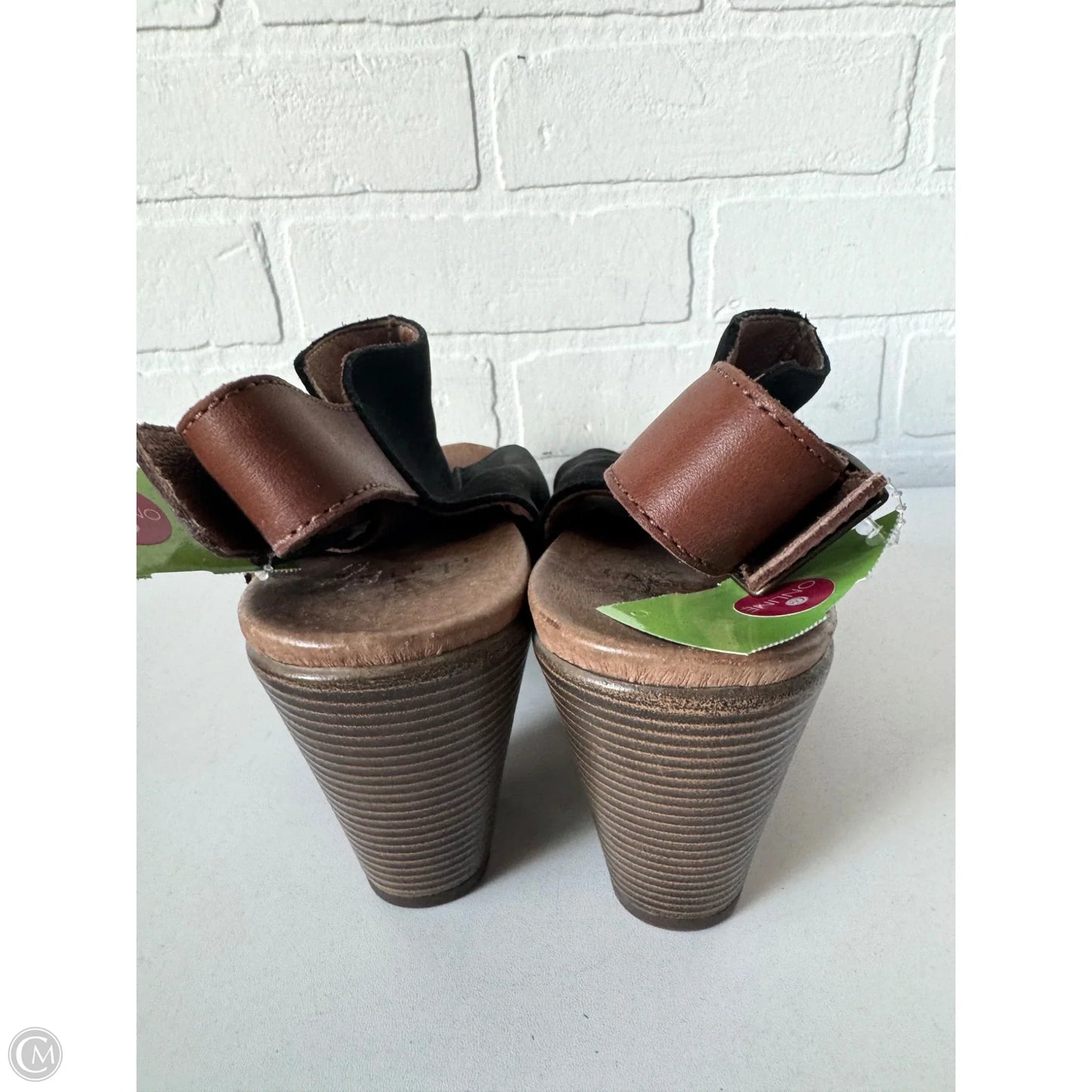 Sandals Heels Block By Dansko In Black, Size: 7.5