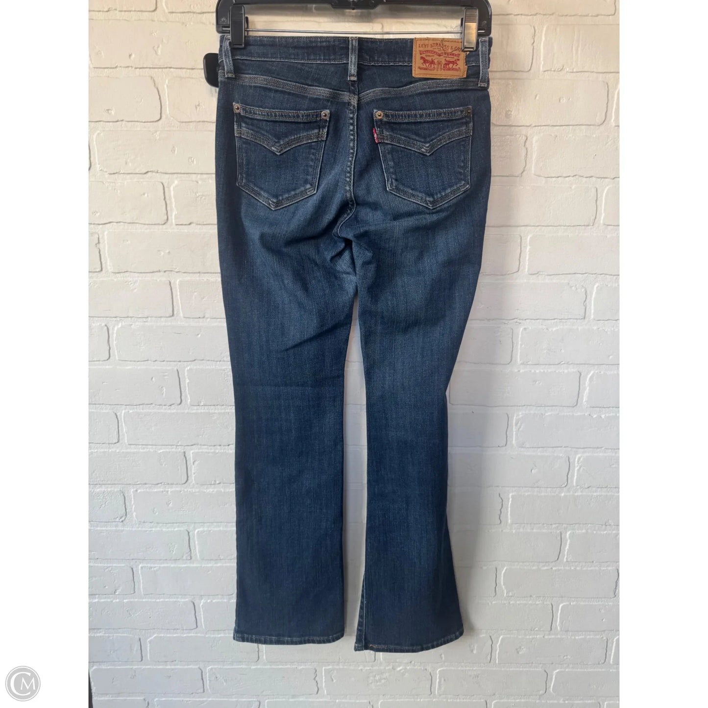 Jeans Boot Cut By Levis In Blue Denim, Size: 2