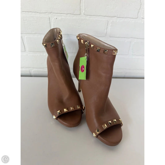 Boots Ankle Heels By White House Black Market In Brown & Gold, Size: 7