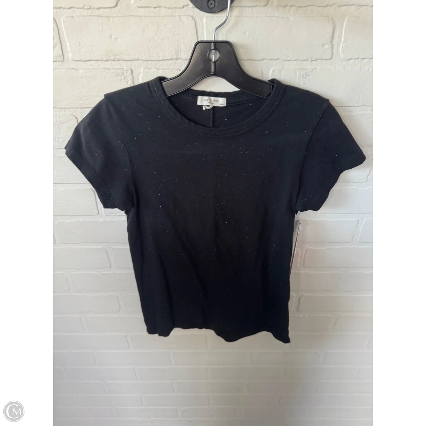 Top Short Sleeve Basic By Rag And Bone In Black, Size: Xs