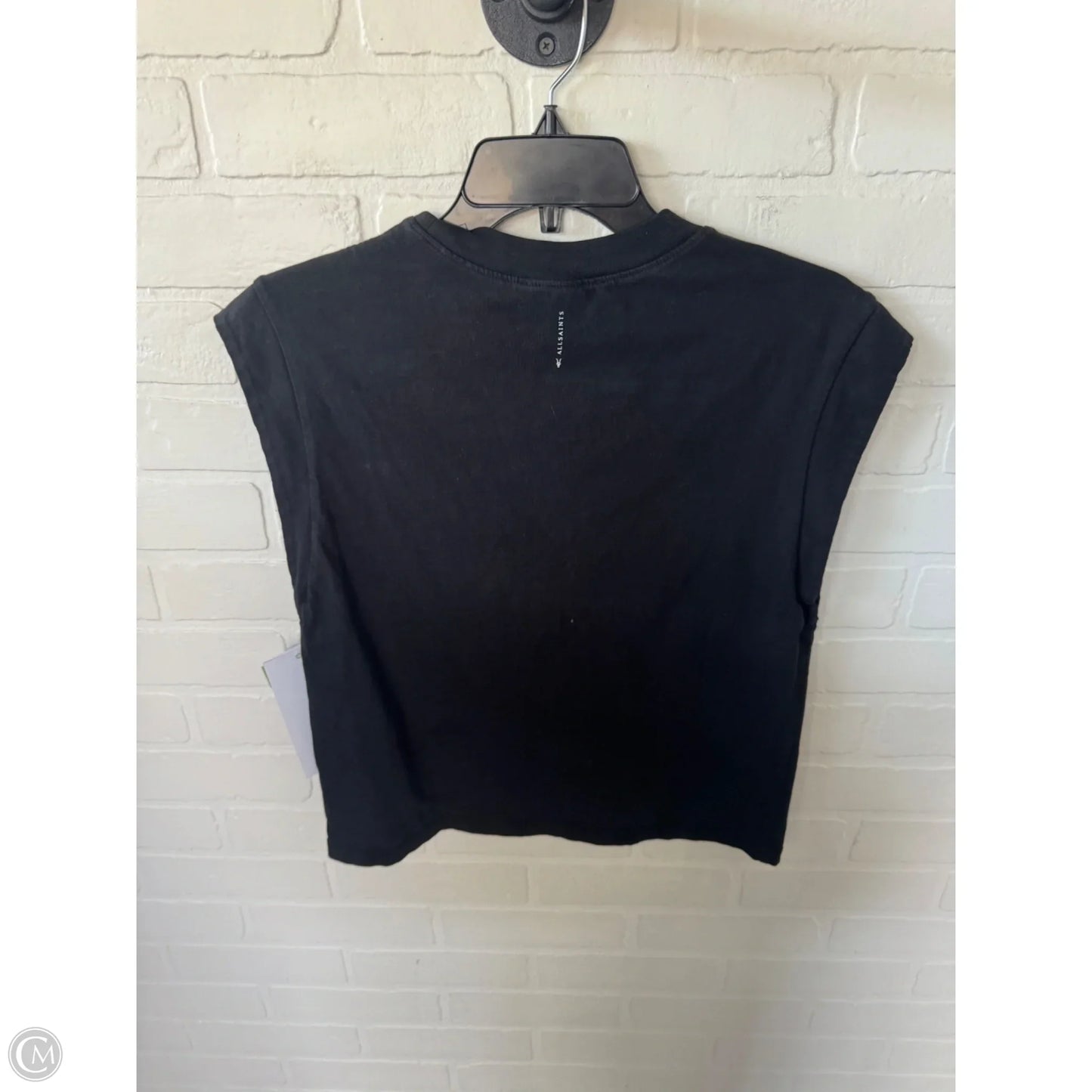 Top Sleeveless Designer By All Saints In Black, Size: Xs