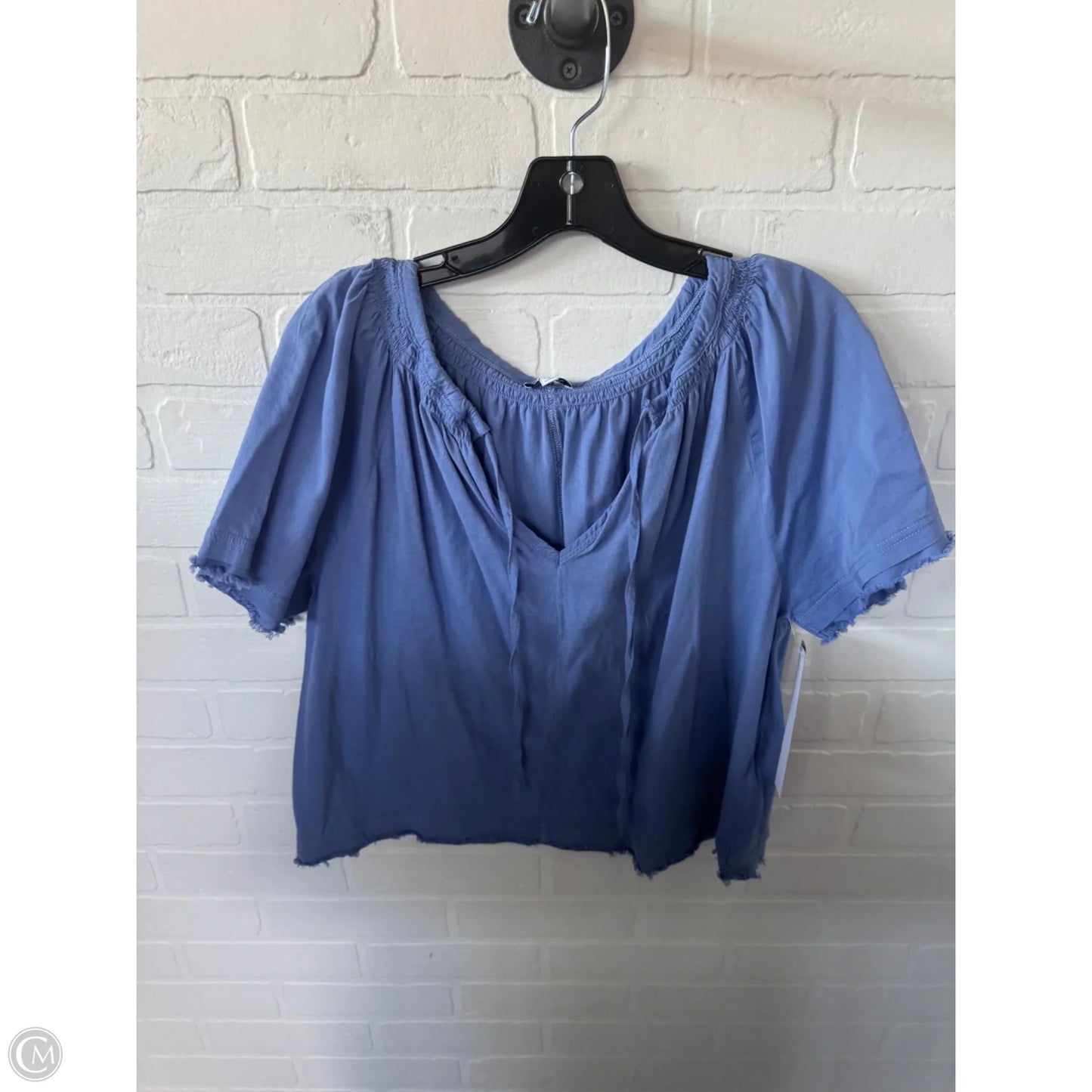 Top Short Sleeve By Splendid In Blue, Size: L