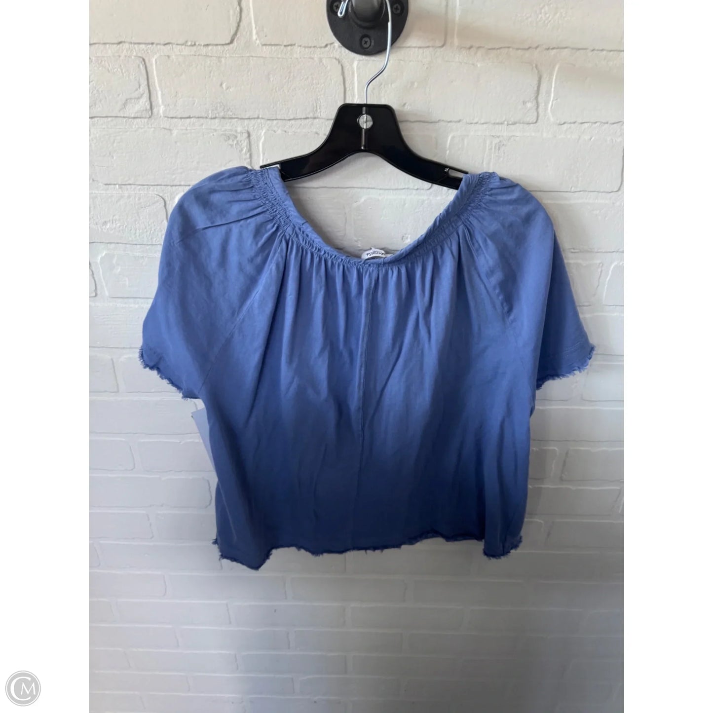 Top Short Sleeve By Splendid In Blue, Size: L