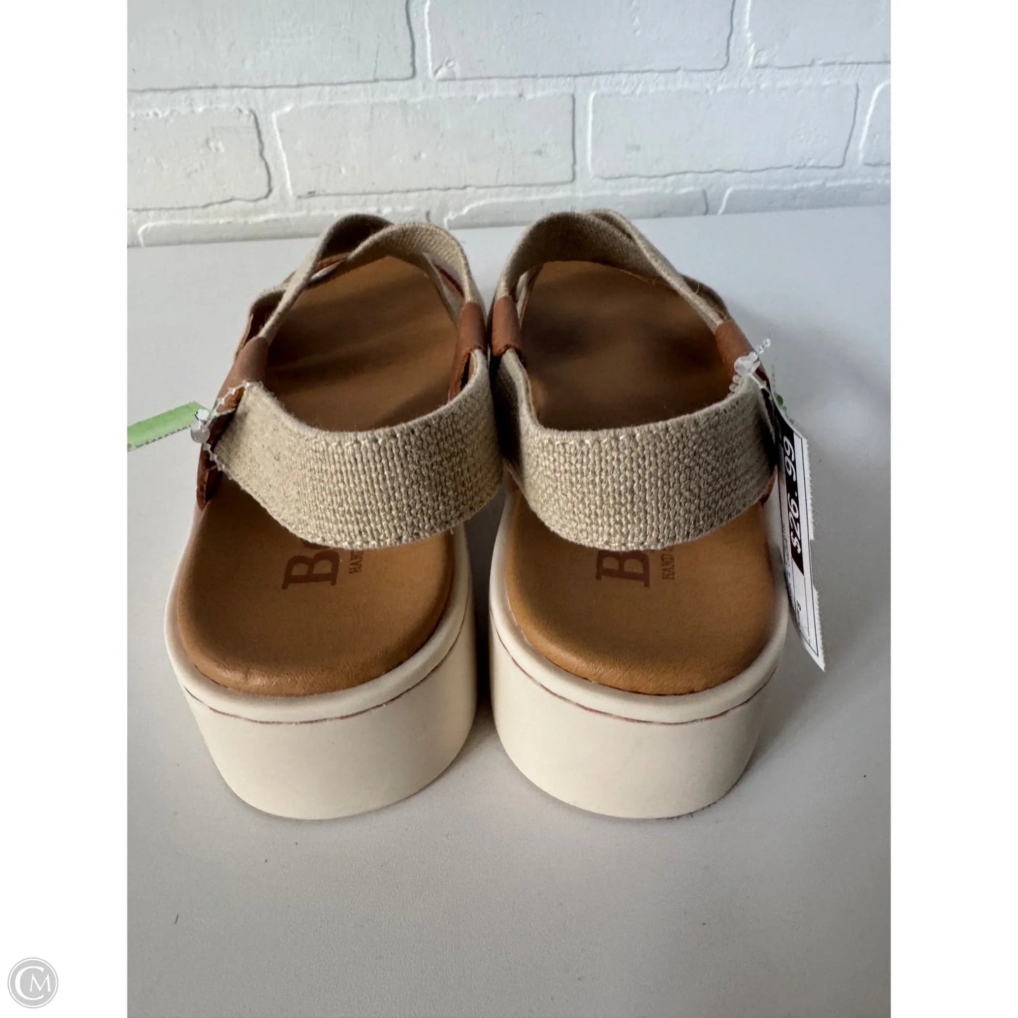 Sandals Flats By Born In Brown & Cream, Size: 8