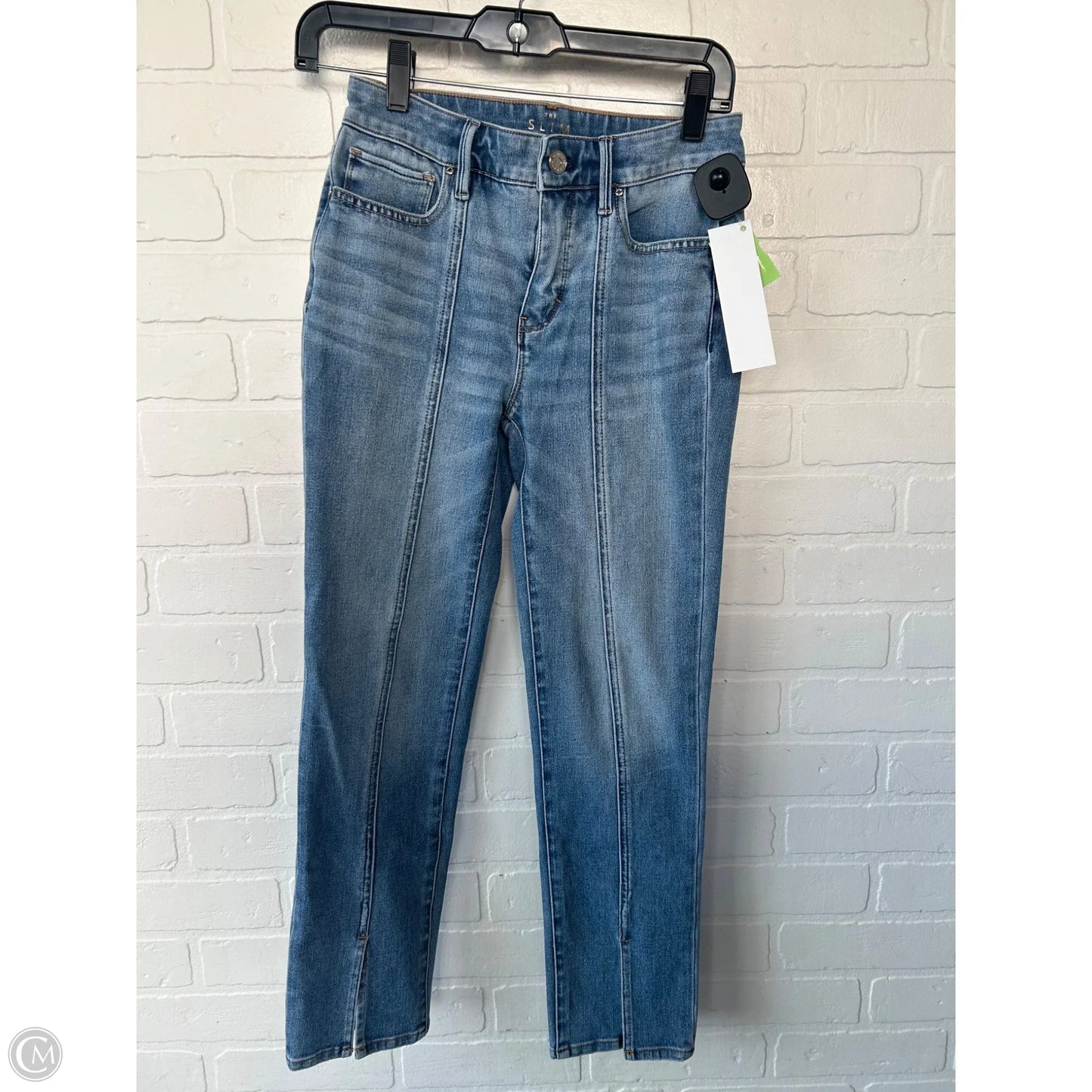 Jeans Cropped By White House Black Market In Blue Denim, Size: 0
