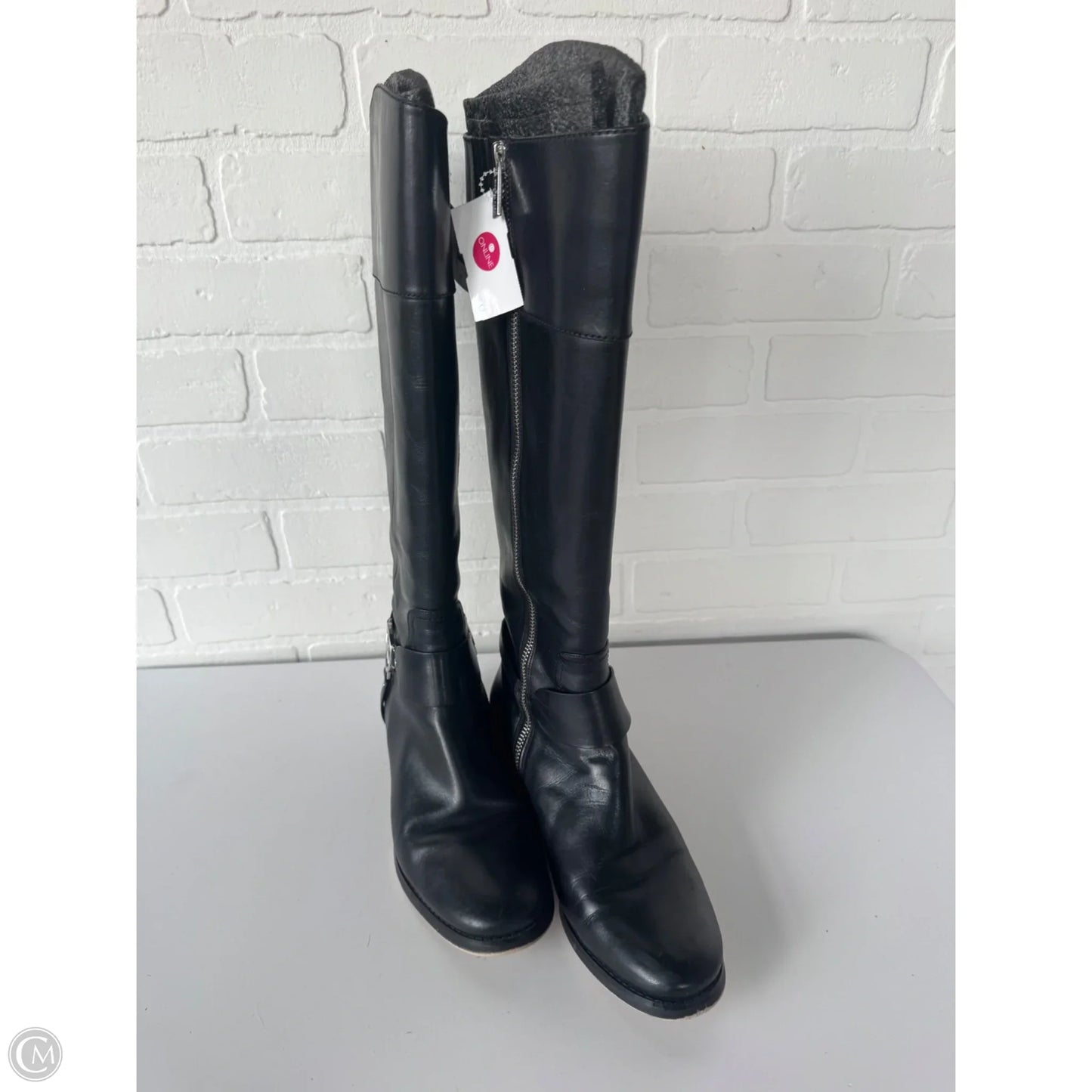 Boots Designer By Michael Kors In Black, Size: 8