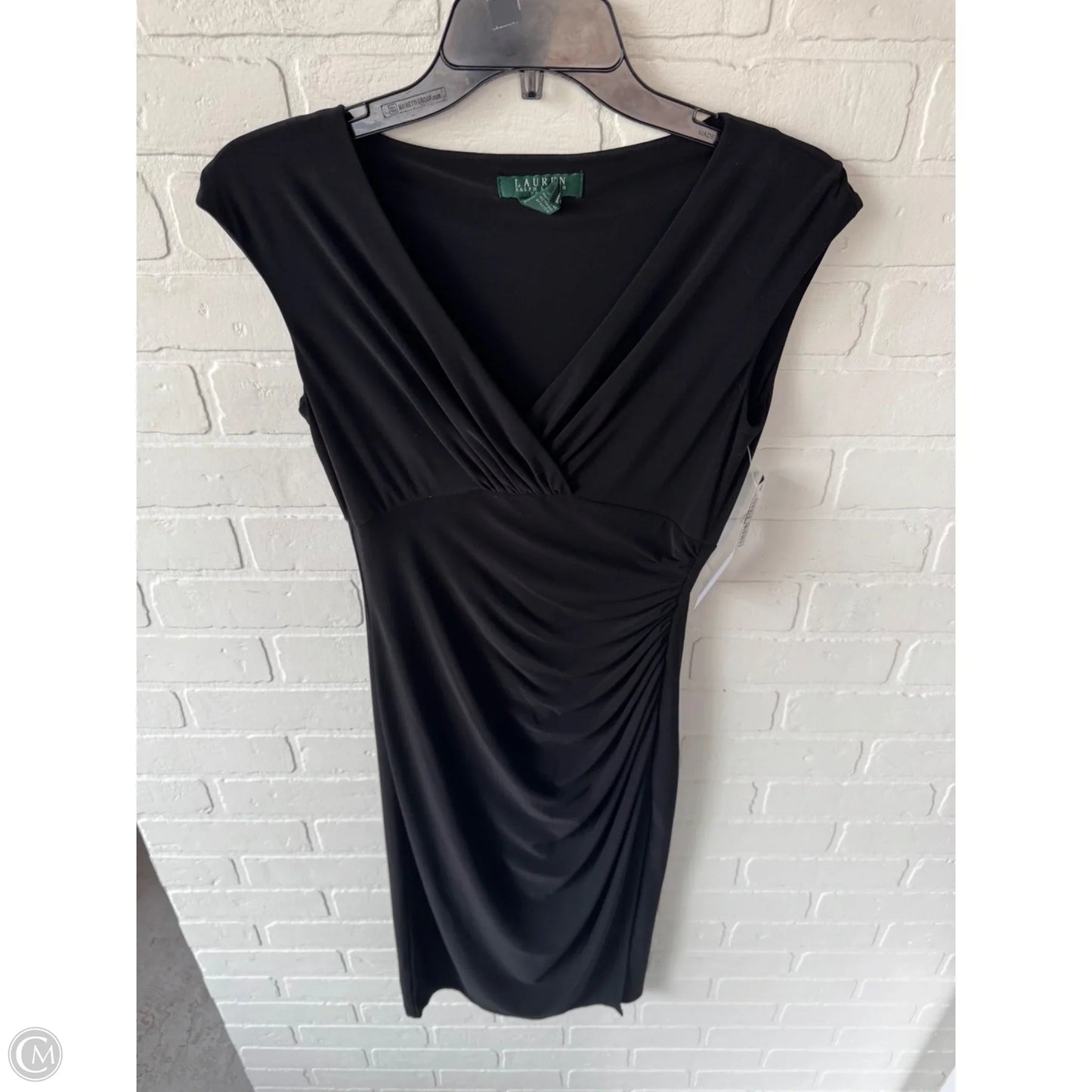 Dress Party Midi By Lauren By Ralph Lauren In Black, Size: Xs