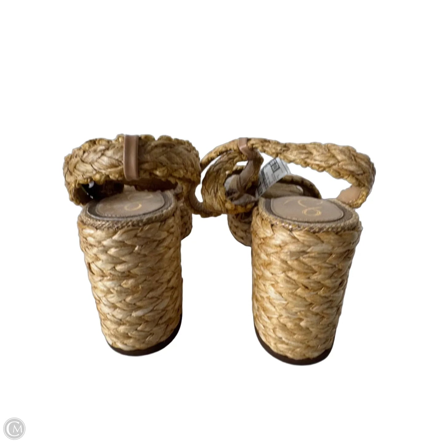 Sandals Heels Block By Sam Edelman In Tan, Size: 8