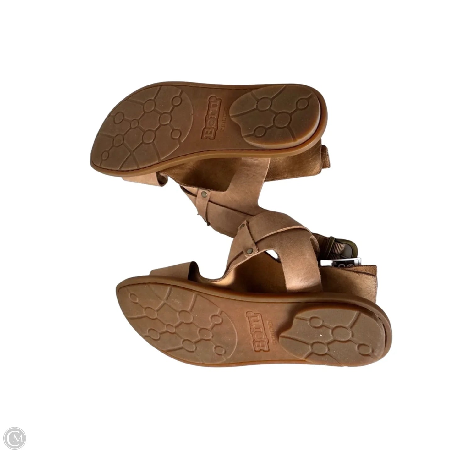 Sandals Flats By Born In Tan, Size: 8