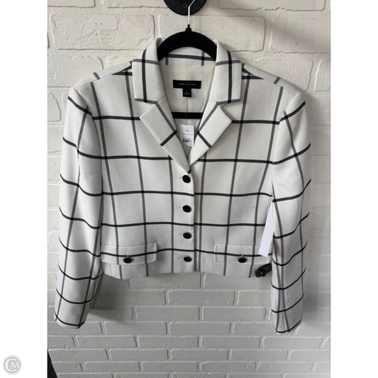 Blazer By Ann Taylor In Black & White, Size: M