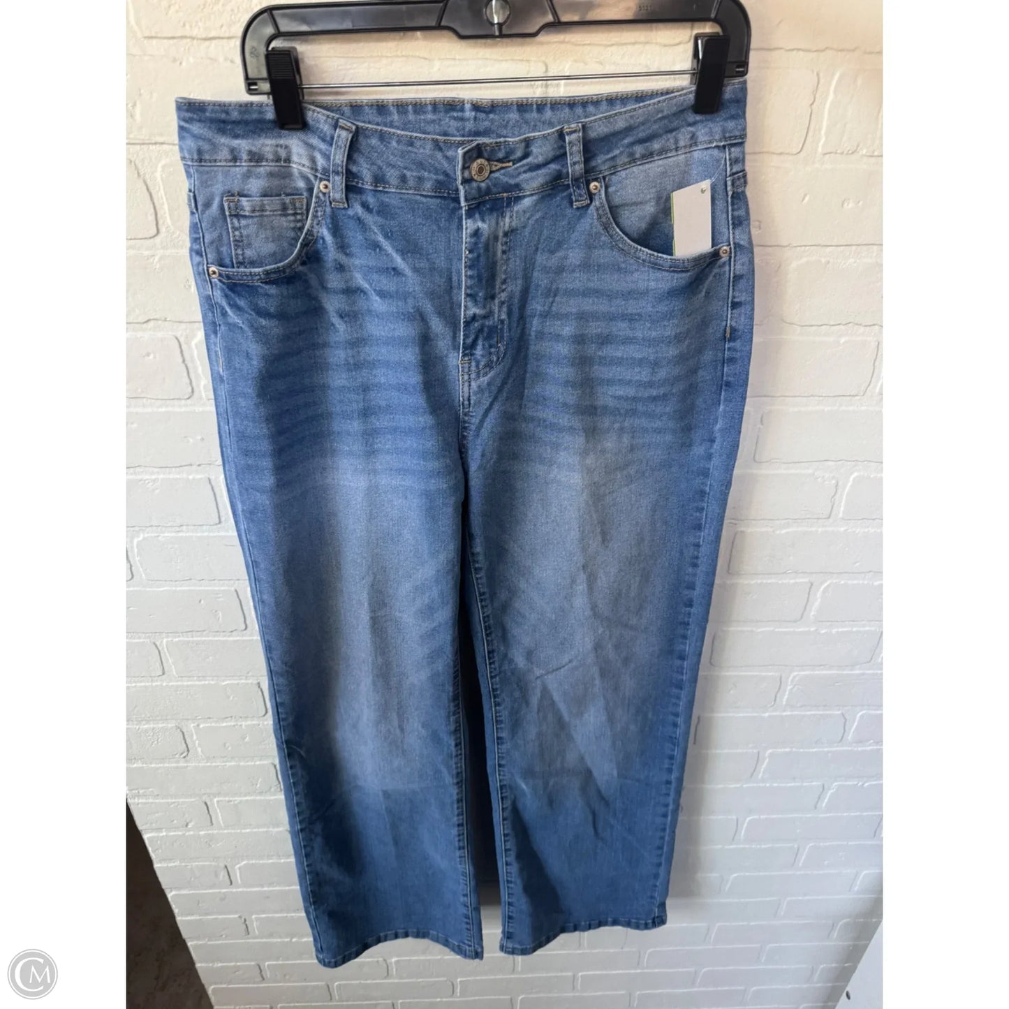 Jeans Straight By Clothes Mentor In Blue Denim, Size: 12
