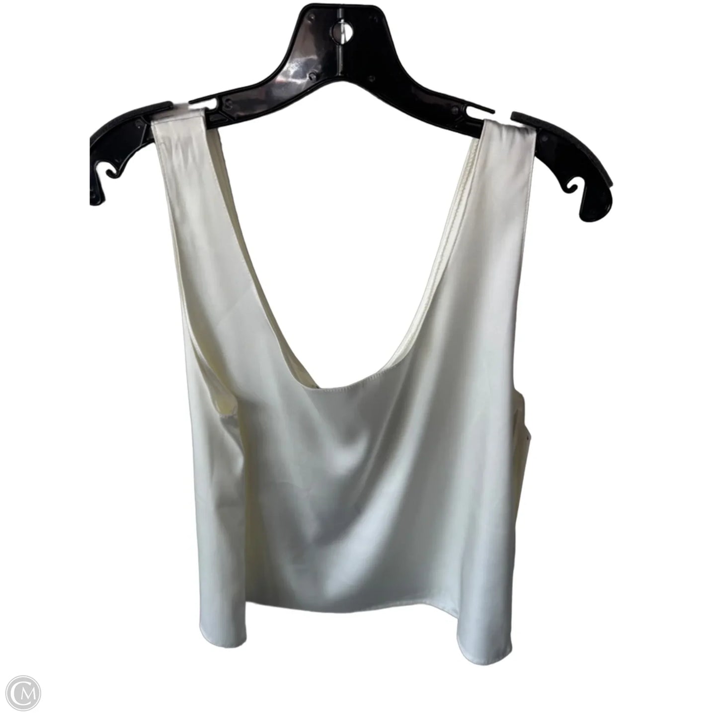 Top Sleeveless By Zara In Cream, Size: L