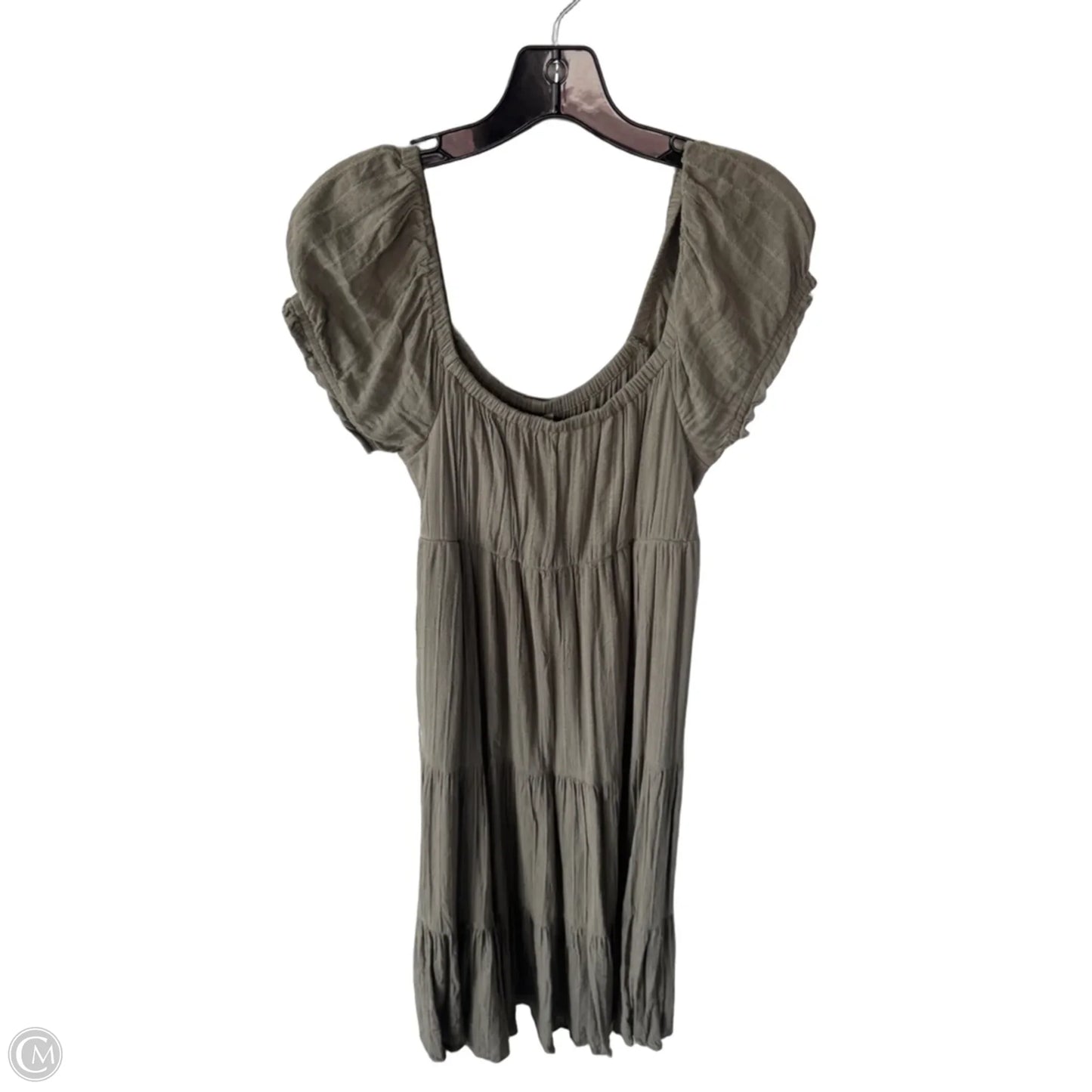 Dress Casual Midi By American Eagle In Green, Size: M
