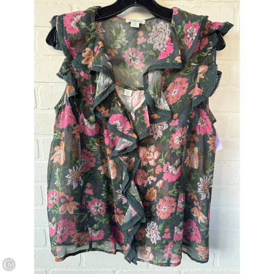Top 2pc Sleeveless By Sundance In Grey & Pink, Size: M