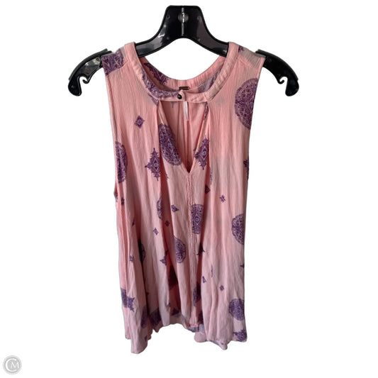 Tunic Sleeveless By Free People In Peach, Size: S