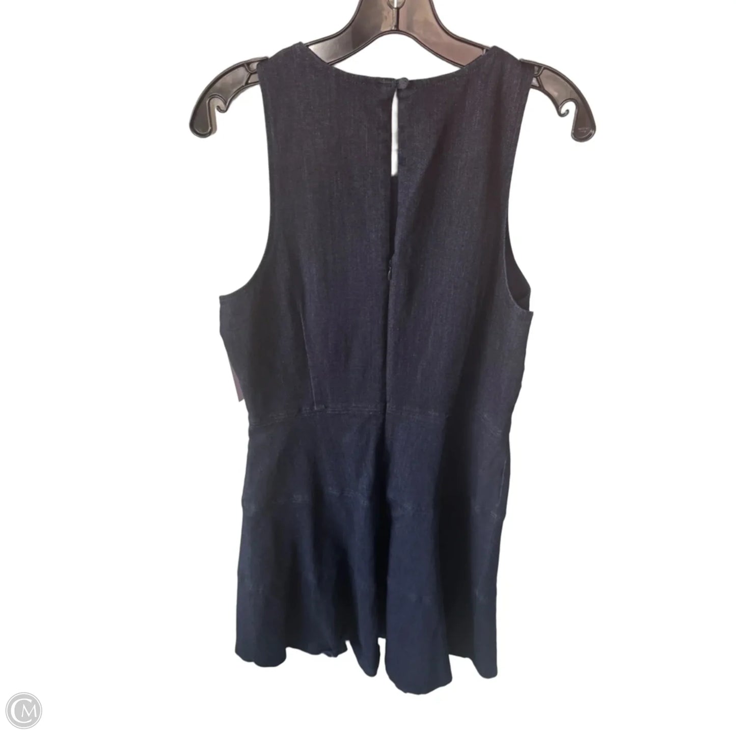 Dress Casual Midi By Banana Republic In Blue Denim, Size: L