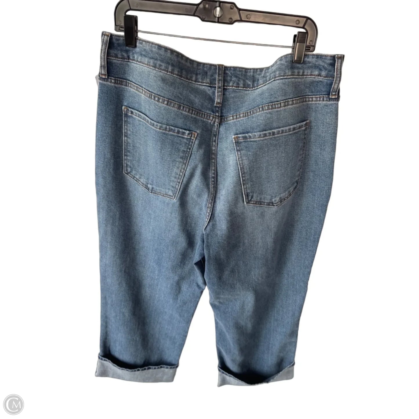 Jeans Wide Leg By Kut In Blue Denim, Size: 16