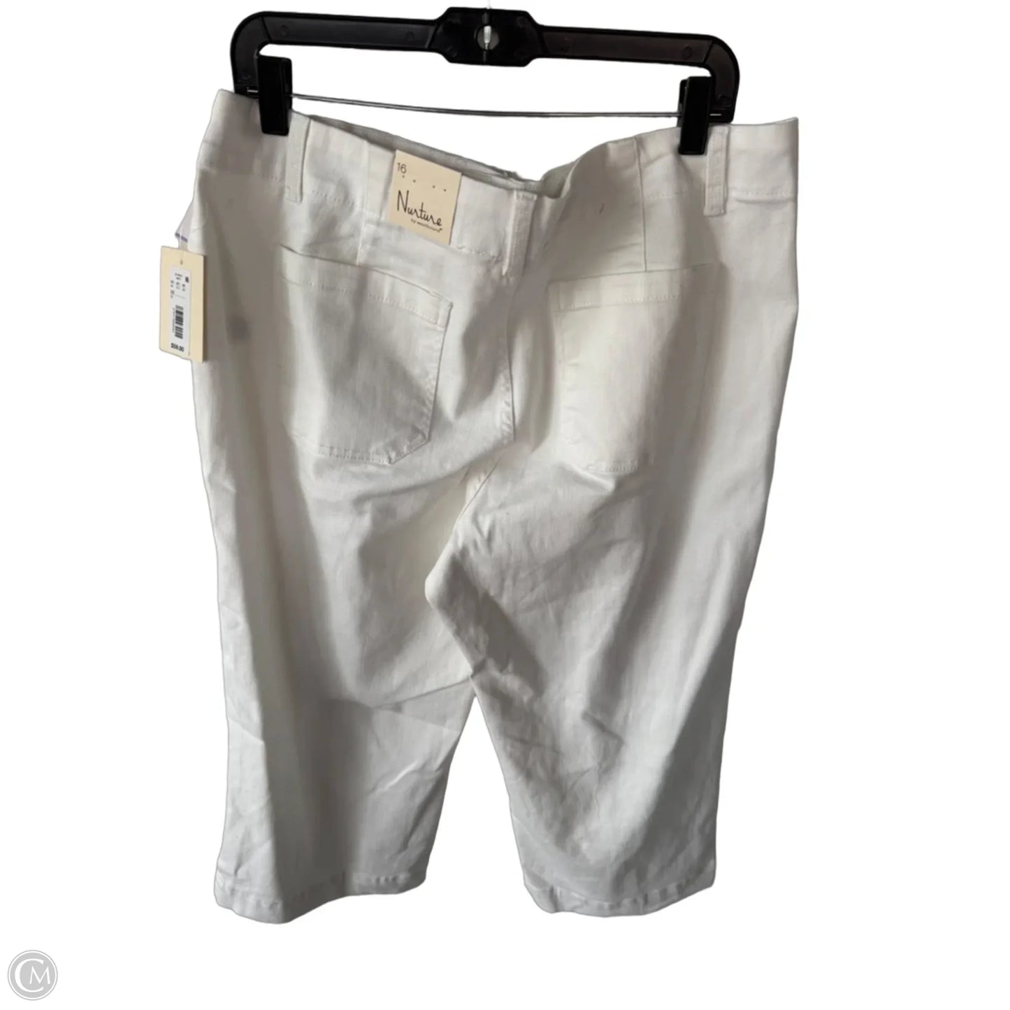 Pants Cropped By Nurture In White, Size: 16
