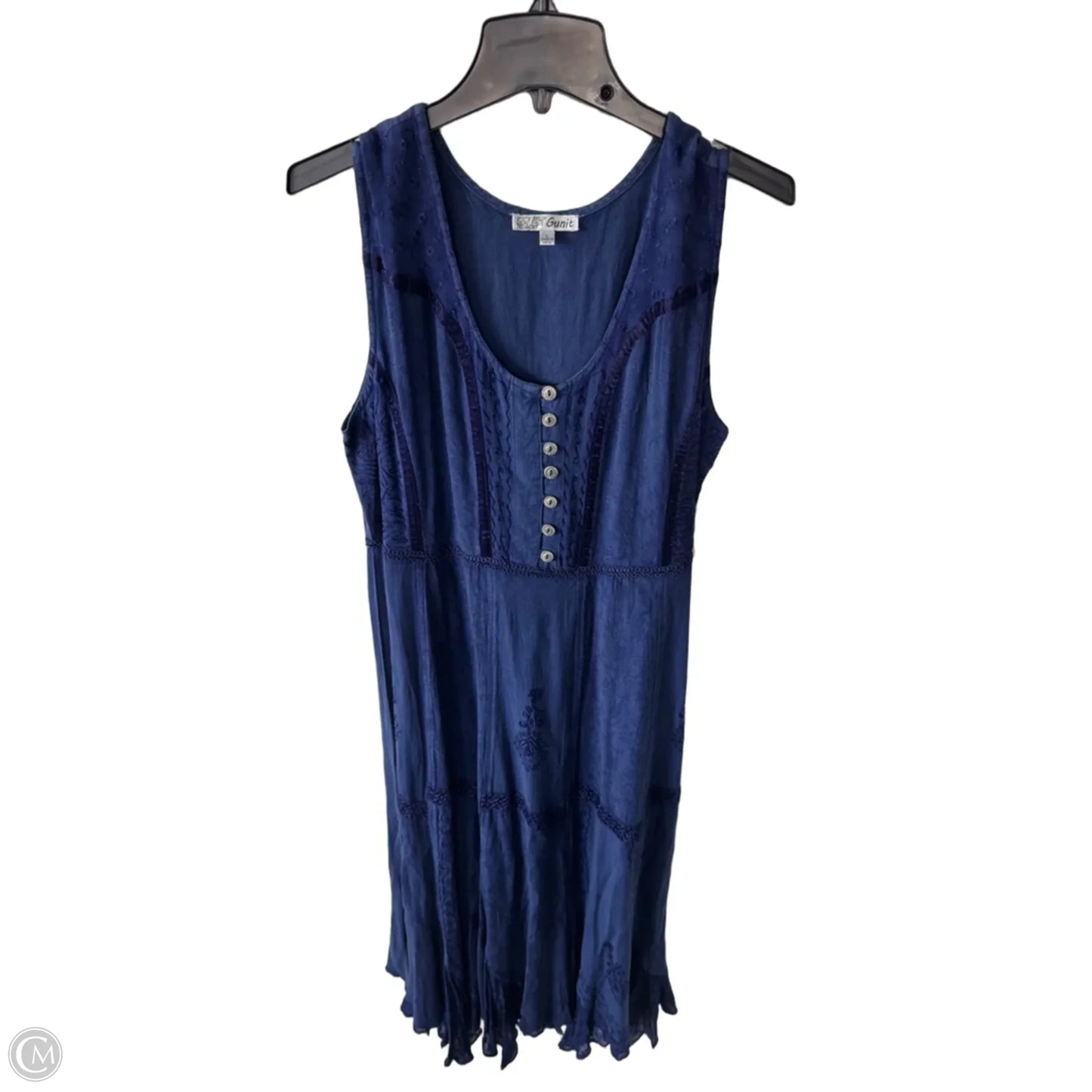 Dress Casual Maxi By Clothes Mentor In Blue, Size: L