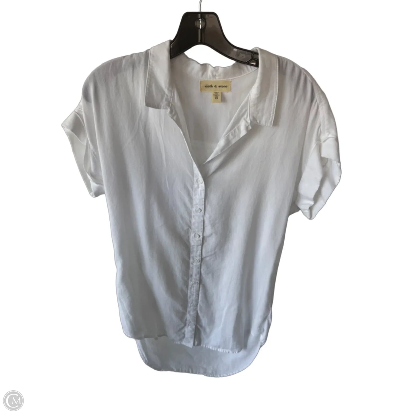 Tunic Short Sleeve By Cloth & Stone In White, Size: Xs