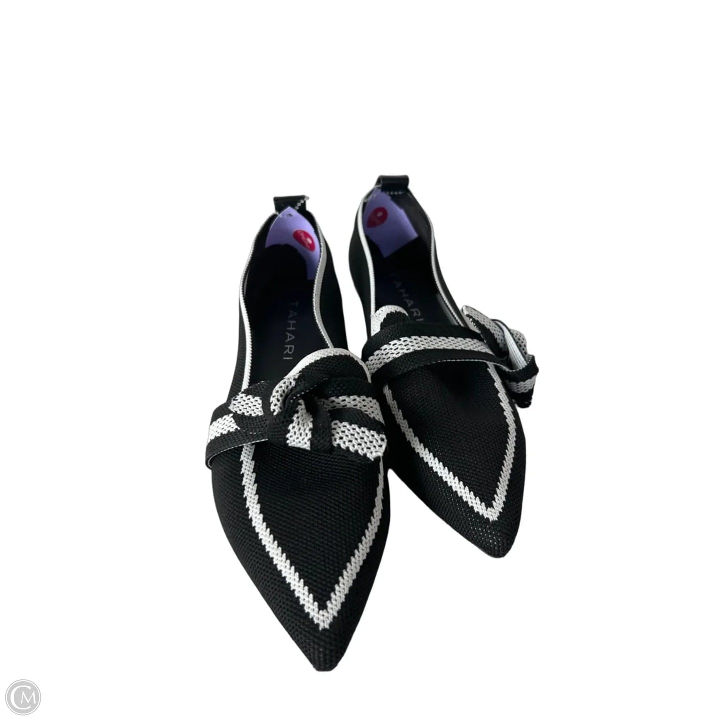 Shoes Flats By Tahari In Black & White, Size: 7.5