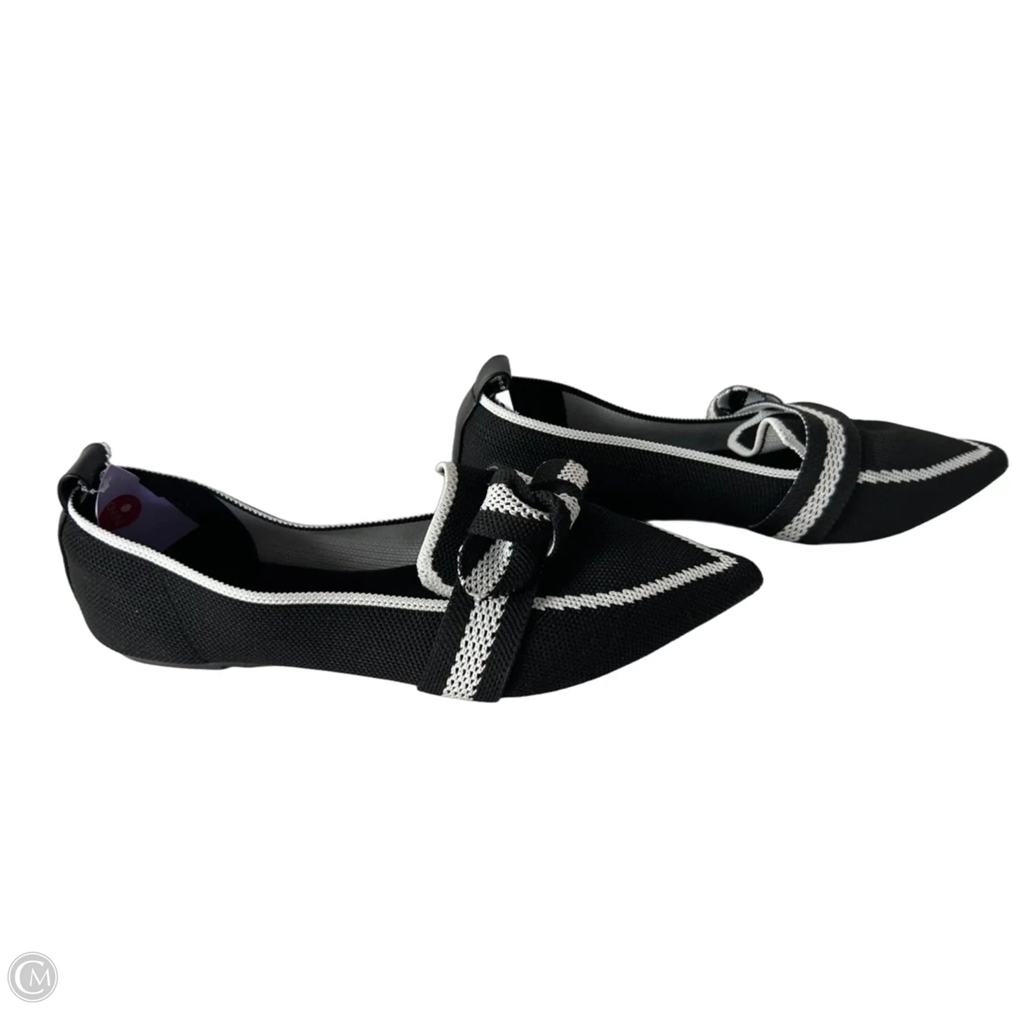 Shoes Flats By Tahari In Black & White, Size: 7.5