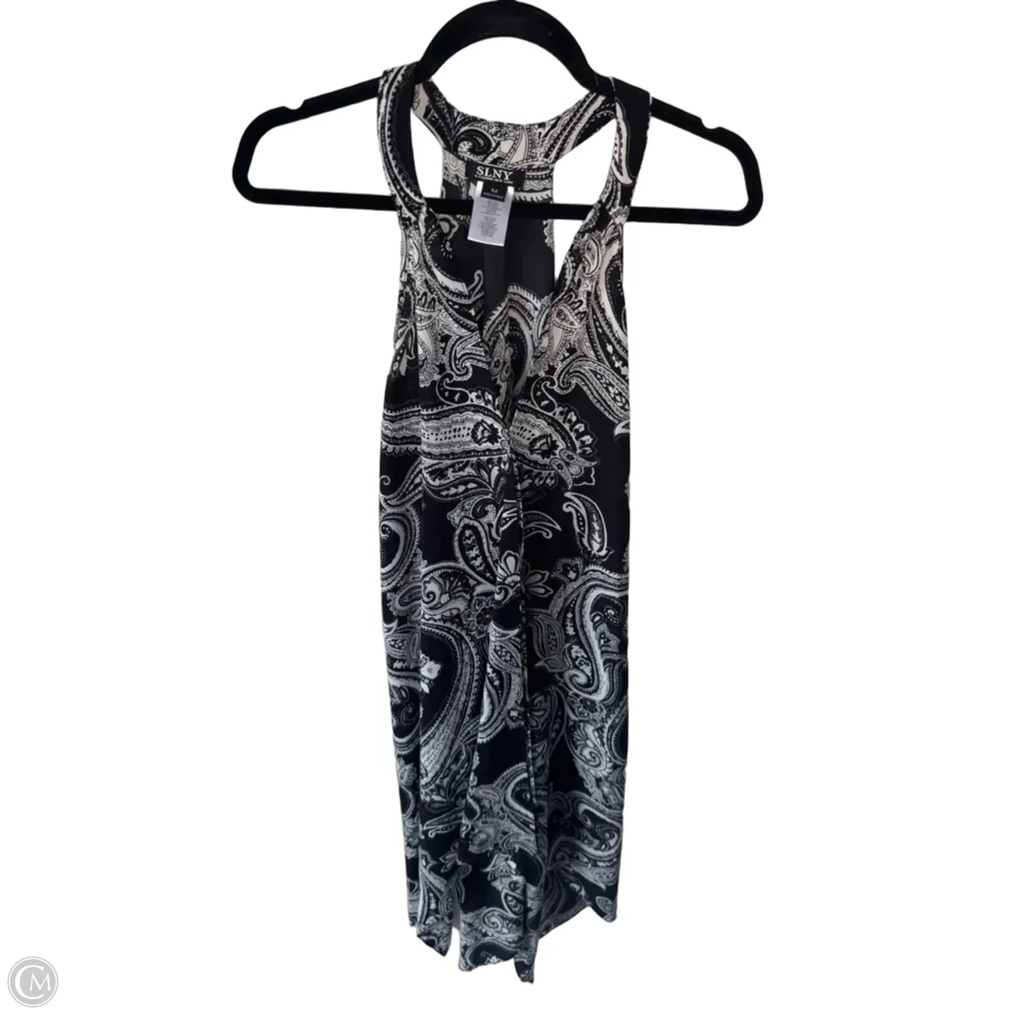 Dress Casual Midi By Sl Fashions In Black & White, Size: M