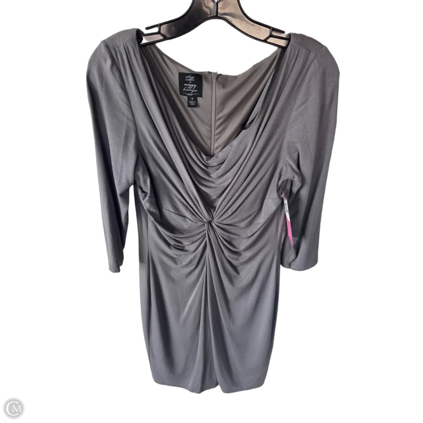Dress Party Midi By Suzi Chin In Grey, Size: 8