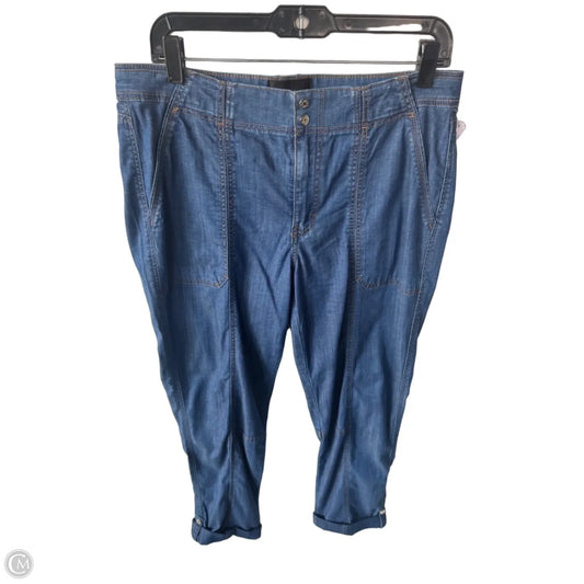 Jeans Cropped By White House Black Market In Blue Denim, Size: 10