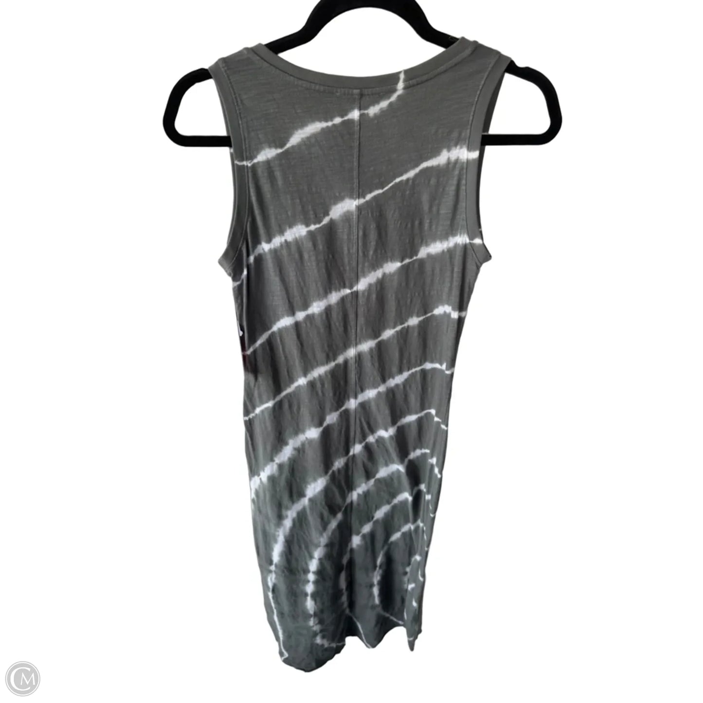 Dress Casual Midi By Charlie B In Grey & White, Size: S