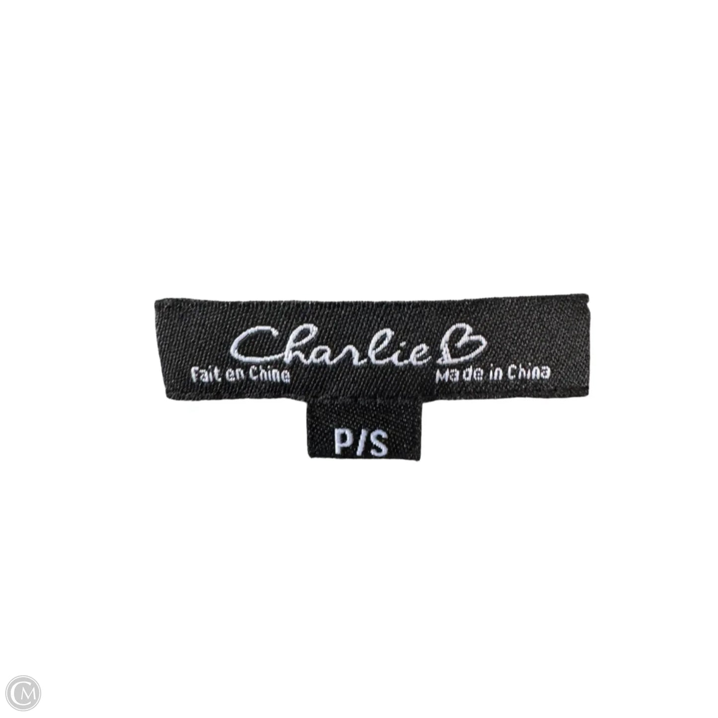 Dress Casual Midi By Charlie B In Grey & White, Size: S