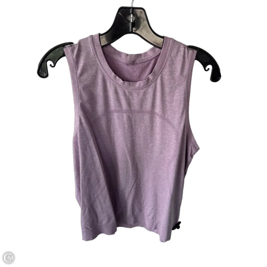 Athletic Tank Top By Lululemon In Purple, Size: M
